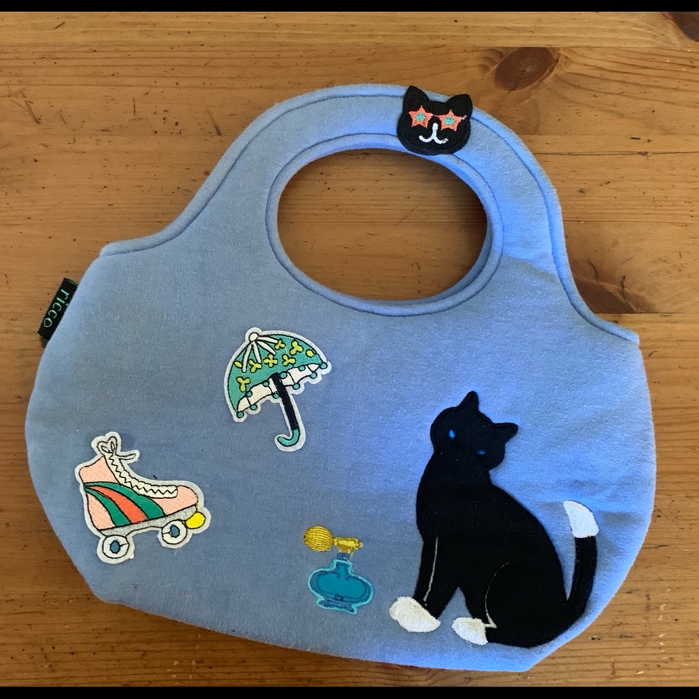 MEOW! Adorable soft Kitty Cat Handbag by Ricco